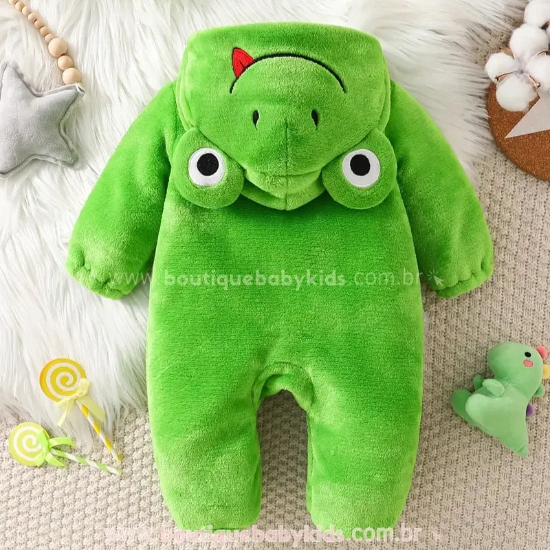 Macacão Bebê Temático Sapo Saltitante