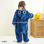 Macacão Bebê Temático Fantasia Tubarãozito dos Mares Azul - Boutique Baby Kids