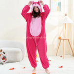 Macacão de Adulto Feminino Kigurumi Fantasia de Raposa Cor-De-Rosa - Boutique Baby Kids