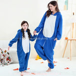 Macacão Infantil e Adulto Kigurumi Fantasia de Tubarão Azul - Boutique Baby Kids