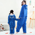 Macacão Infantil e Adulto Kigurumi Fantasia de Tubarãozinho Azul - Boutique Baby Kids