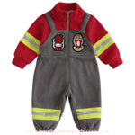 Macacão Infantil Fantasia de Bombeiro - Para Bebês e Crianças - Boutique Baby Kids