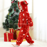 Macacão Infantil Temático Natal dos Sonhos com Capuz Vernelho - Boutique Baby Kids