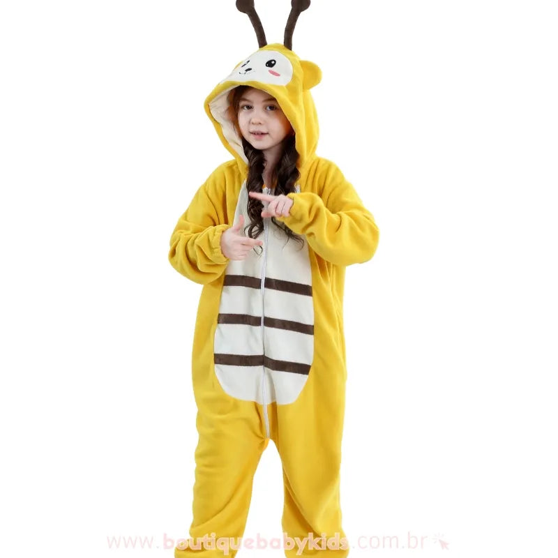 Macacão Infantil Fantasia de Abelhinha para Criança - Boutique Baby Kids