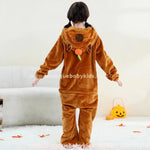 Macacão Infantil Temático Fantasia Capivara - Peluciado e Quentinho