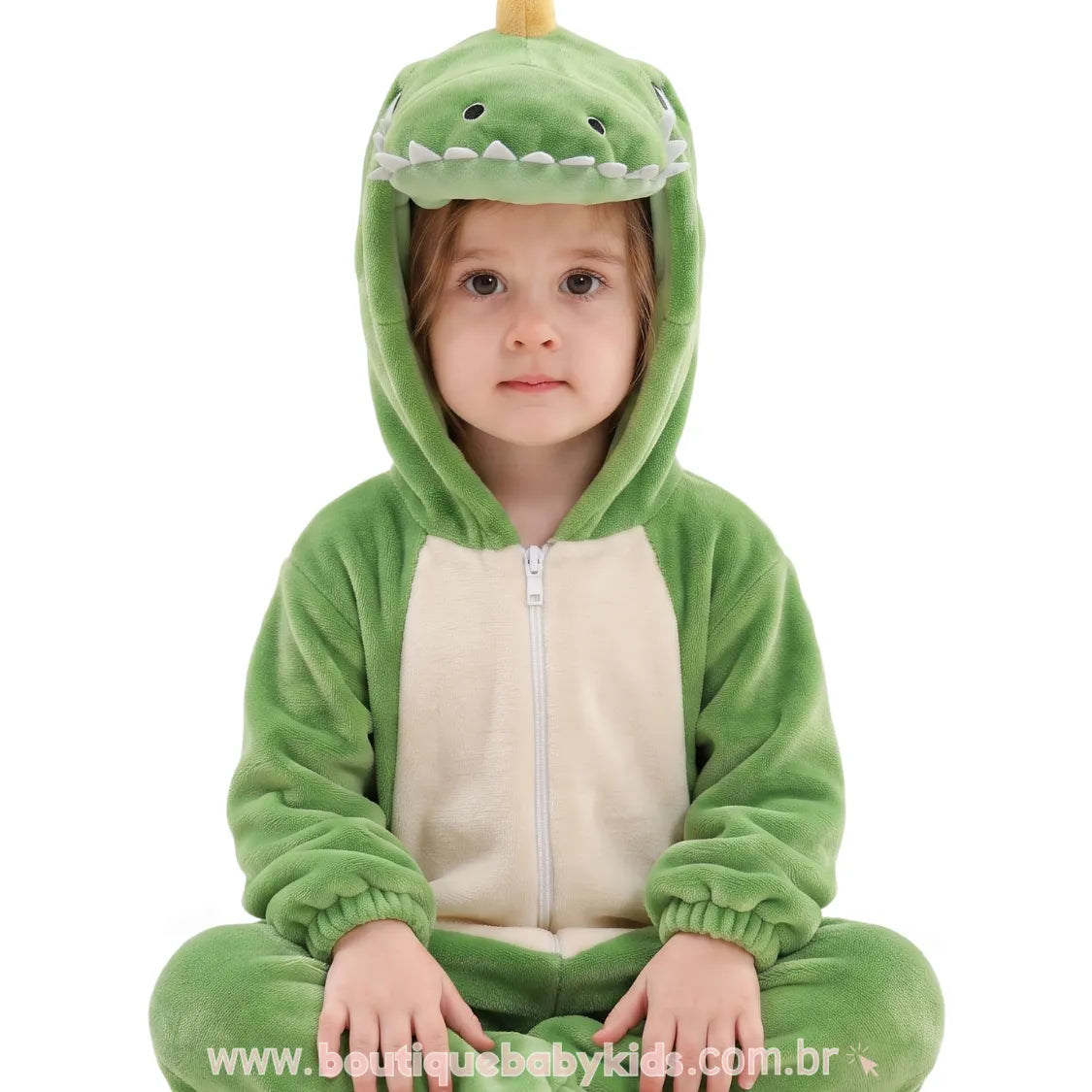Macacão Infantil Temático Dino Feroz