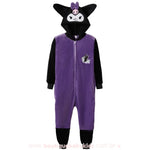 Macacão Infantil Temático Kuromi Sanrio Roxo 