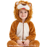 Macacão Infantil Fantasia Leãozinho Real - Boutique Baby Kids