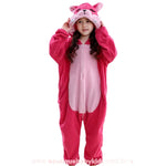 Macacão Infantil Kigurumi Fantasia de Raposa Cor-De-Rosa - Boutique Baby Kids