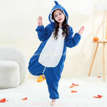 Macacão Infantil Kigurumi Fantasia de Tubarãozinho Azul - Boutique Baby Kids