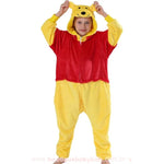 Macacão Infantil Temático Fantasia Ursinho Pooh com Capuz - Boutique Baby Kids