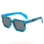 Óculos de Sol com Proteção Solar Minecraft Creeper Azul - Boutique Baby Kids