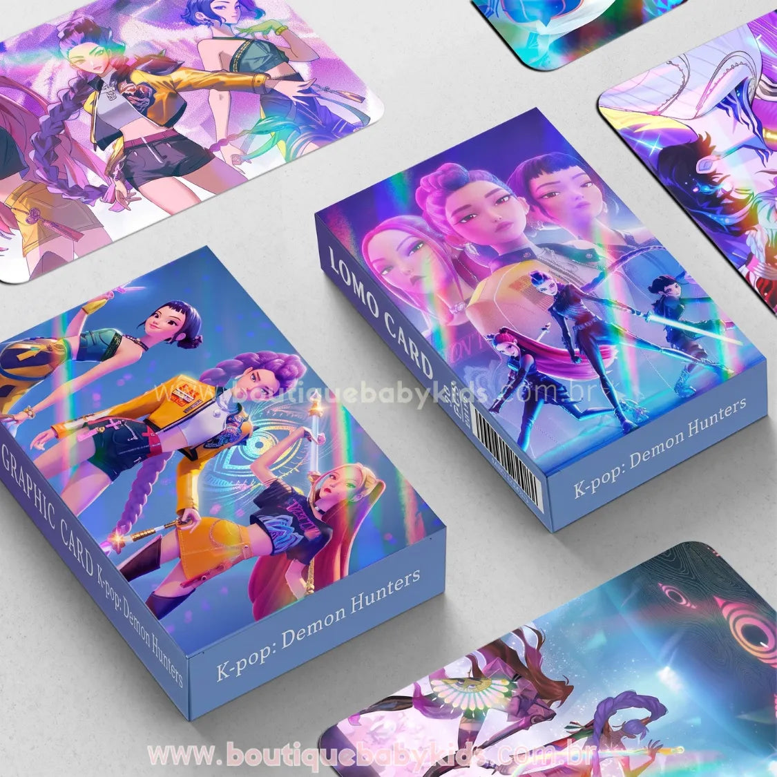 Photocards Holográficos Guerreiras do K-pop Huntrix  - 30 Peças - Boutique Baby Kids