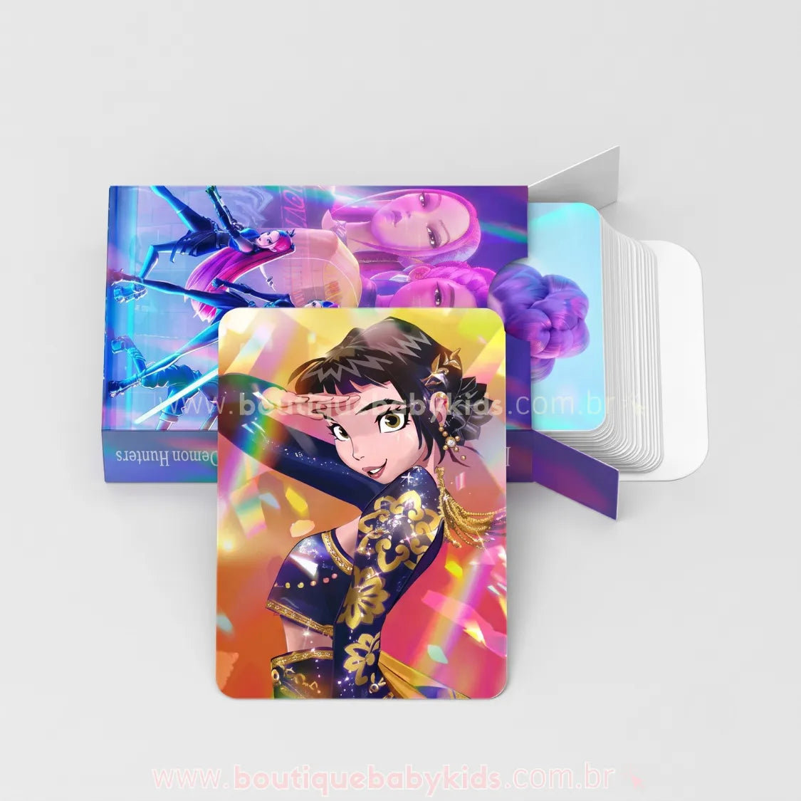 Photocards Holográficos Guerreiras do K-pop Huntrix  - 30 Peças - Boutique Baby Kids