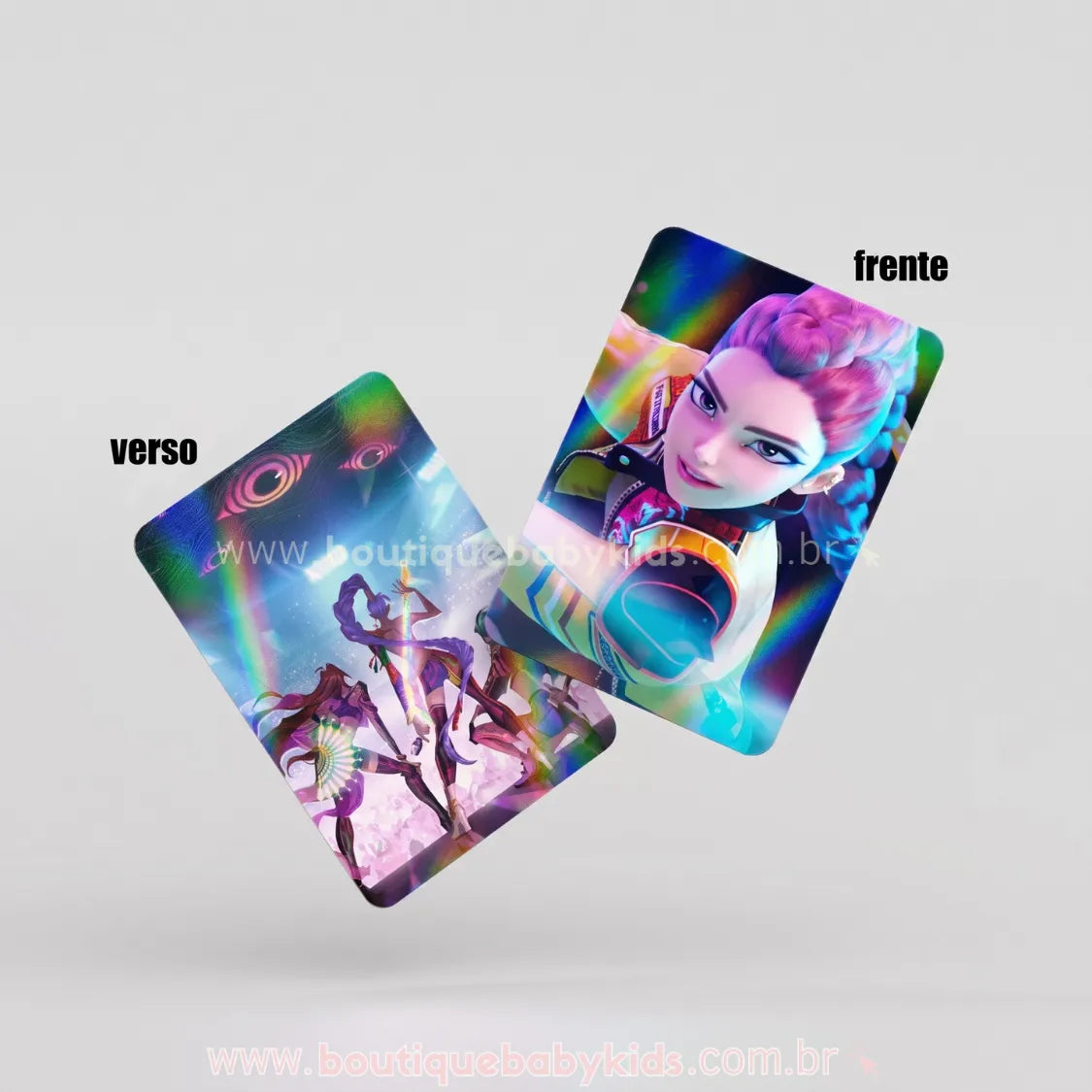 Photocards Holográficos Guerreiras do K-pop Huntrix  - 30 Peças - Boutique Baby Kids