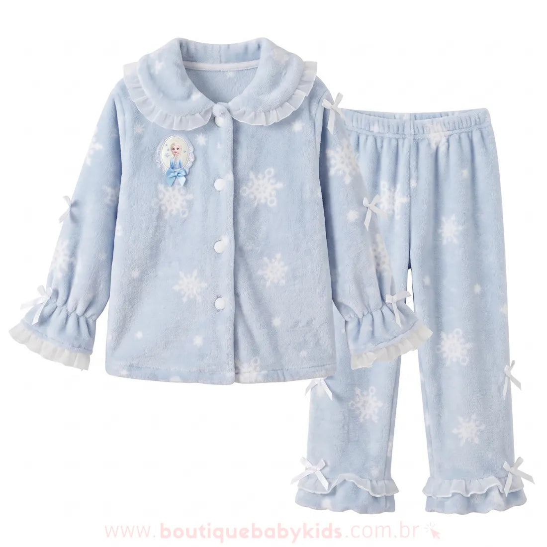 Pijama Infantil Frozen Elsa Sonho de Inverno - Boutique Baby Kids