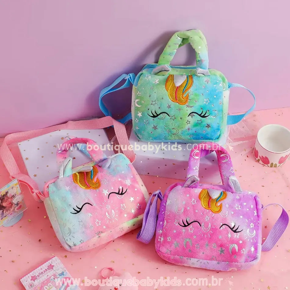 Bolsa Infantil Unicórnio Encantado - Boutique Baby Kids