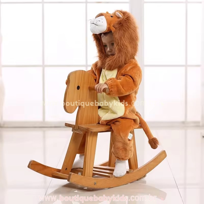 Macacão Bebê Fantasia Rei Leão - Boutique Baby Kids
