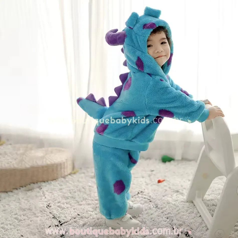 Conjunto Infantil Longo Sulley Monstros S.A