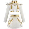 Fantasia Infantil Guerreiras do K-pop - Branca com Correntes Douradas - Boutique Baby Kids