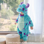 Video do Macacão Bebê Fantasia Monstrinho Sulley Monstros S.A - Boutique Baby Kids