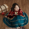 Vestido Infantil de Luxo Natal Imperial em Veludo - Boutique Baby Kids
