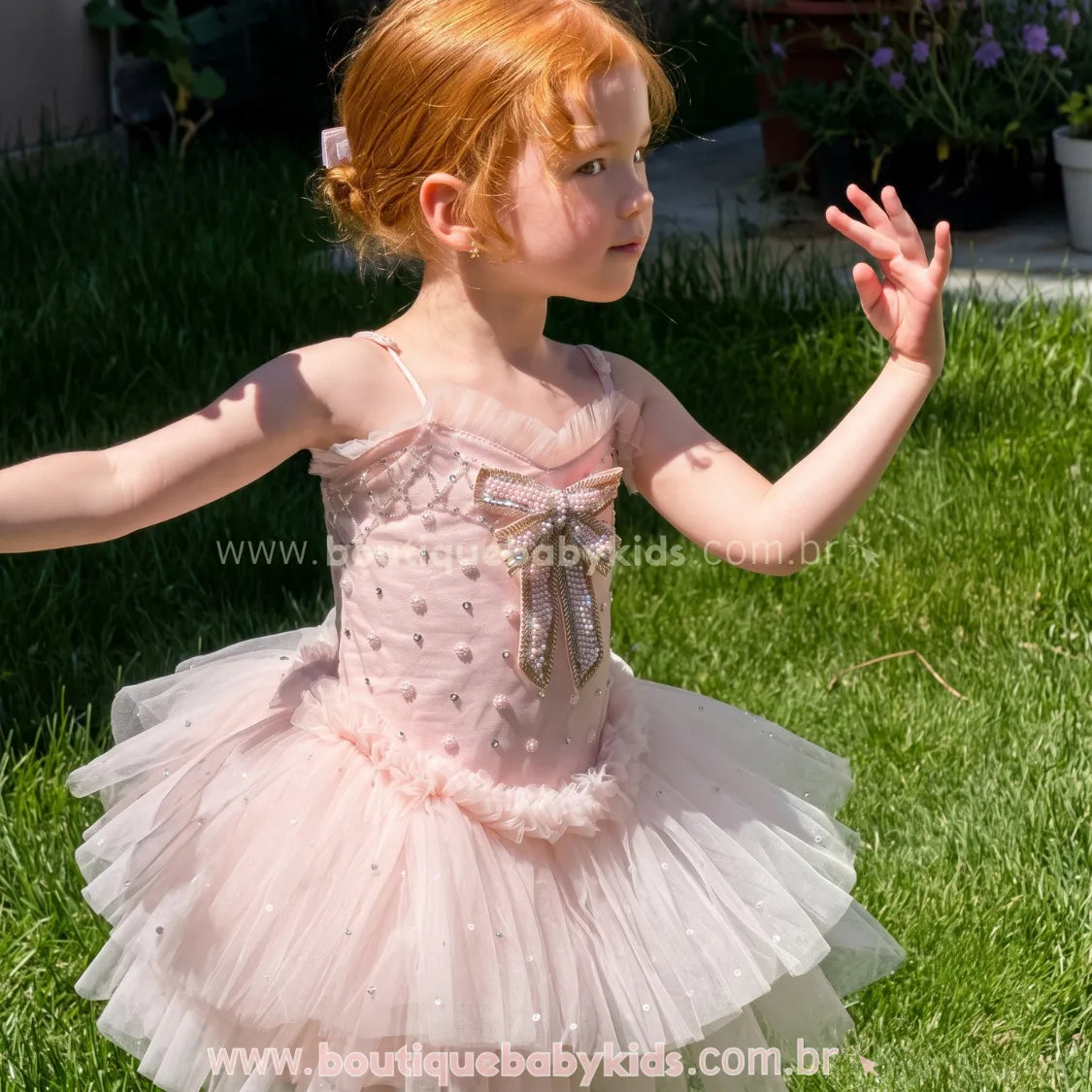 Vestido Infantil Sonho de Bailarina