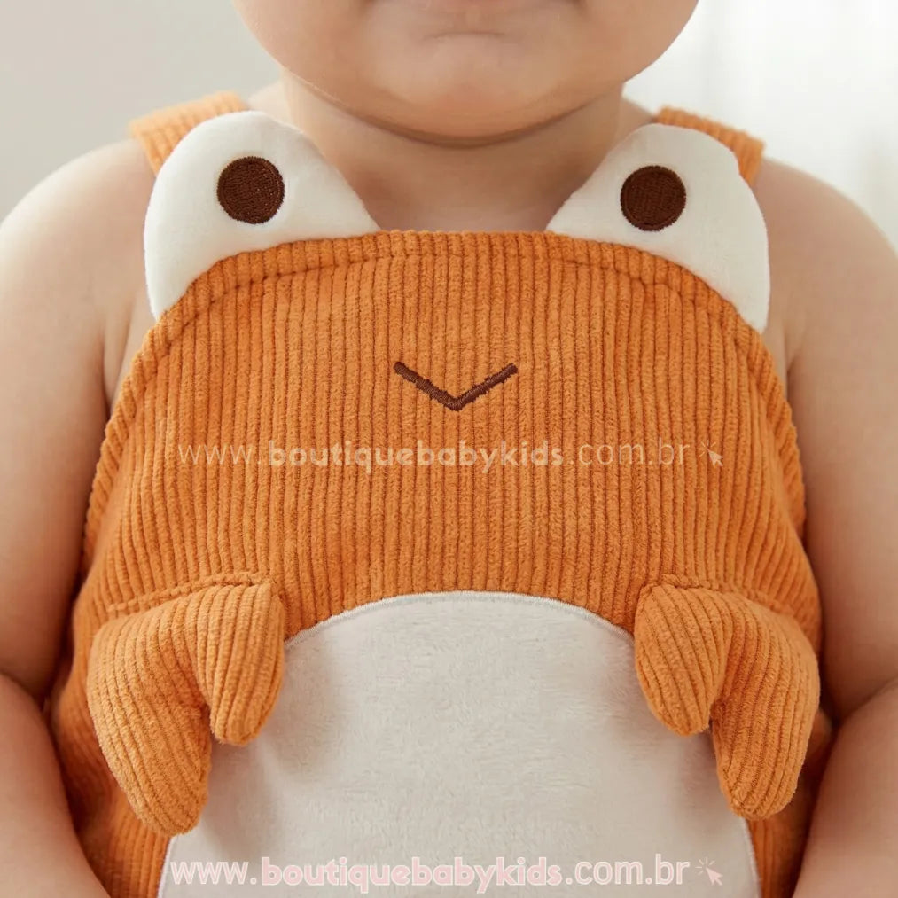 Romper Bebê Temático Caranguejo