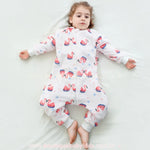 Saco de Dormir Infantil Estampa de Flamingos e Melancia Manga Longa - Boutique Baby Kids