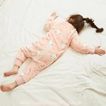 Saco de Dormir Infantil Estampa de Gatinhas Manga Longa Rosa - Boutique Baby Kids