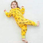 Saco de Dormir Infantil Estampa Patinhos Manga Longa Amarelo - Boutique Baby Kids