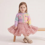 Saia Infantil Tutu Doce Bailarina com Tule e Babados Rosa - Boutique Baby Kids 