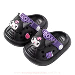 Sandália Infantil Crocs Temática Personagens Sanrio Kuromi Preto - Boutique Baby Kids