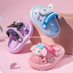 Sandália Infantil Crocs Temática Personagens Sanrio Kuromi, Cinnamoroll e My Melody - Boutique Baby Kids