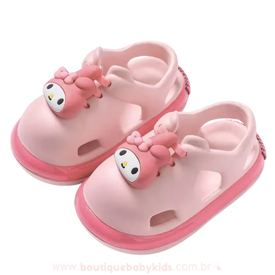 Sandália Infantil Temática Personagens Sanrio My Melody Rosa - Boutique Baby Kids