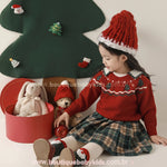 Suéter Infantil Tricot Pinheirinho de Natal com Gola de Árvore - Boutique Baby Kids