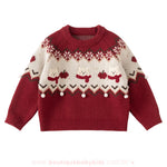 Suéter Infantil Natalino Tricot Ursinhos Nevados - Boutique Baby Kids