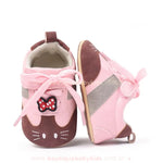 Tênis Bebê Primeiros Passos Gatinha Hello Kitty – Couro Ecológico Rosa - Boutique Baby Kids 