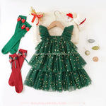 Vestido Infantil Tule Árvore Magia do Natal - Boutique Baby Kids