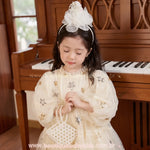 Vestido Infantil Encanto das Estrelas com Tule Bege - Boutique Baby Kids