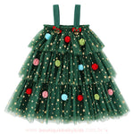 Vestido Infantil Temático Fantasia Árvore de Natal - Boutique Baby Kids