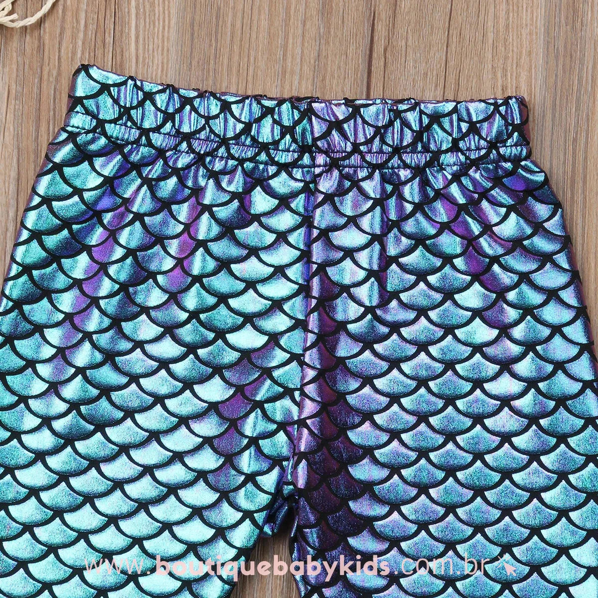 Calça Infantil Legging Sereia Furta-Cor - Boutique Baby Kids