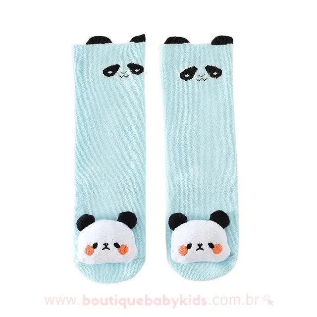 Meia Bebê Bichinhos 3D Antiderrapante - Frete Grátis - Boutique Baby Kids