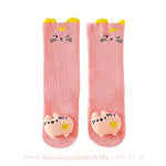 Meia Bebê Bichinhos 3D Antiderrapante - Frete Grátis - Boutique Baby Kids