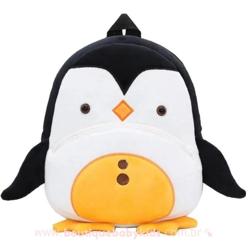 Mochila Infantil Costas Bichinho Pinguim - Boutique Baby Kids