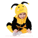 Macacão Bebê Inverno Fantasia Abelhinha - Boutique Baby Kids