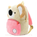 Mochila Infantil Costas Peluciada Bichinho Coala Rosa - Boutique Baby Kids