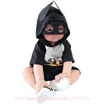 Macacão Bebê Fantasia Herói Batman Mesversário - Frete Grátis - Boutique Baby Kids
