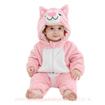 Macacão Bebê Inverno Fantasia Gatinha Rosa - Frete Grátis - Boutique Baby Kids