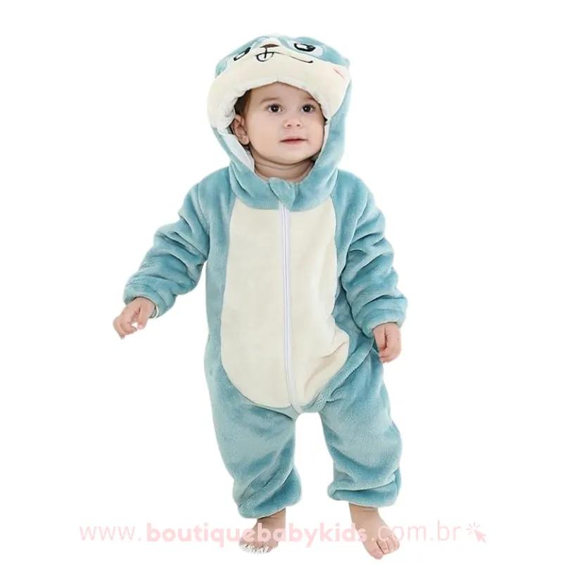 Macacão Bebê Inverno Fantasia Hamster Mesversário - Frete Grátis - Boutique Baby Kids